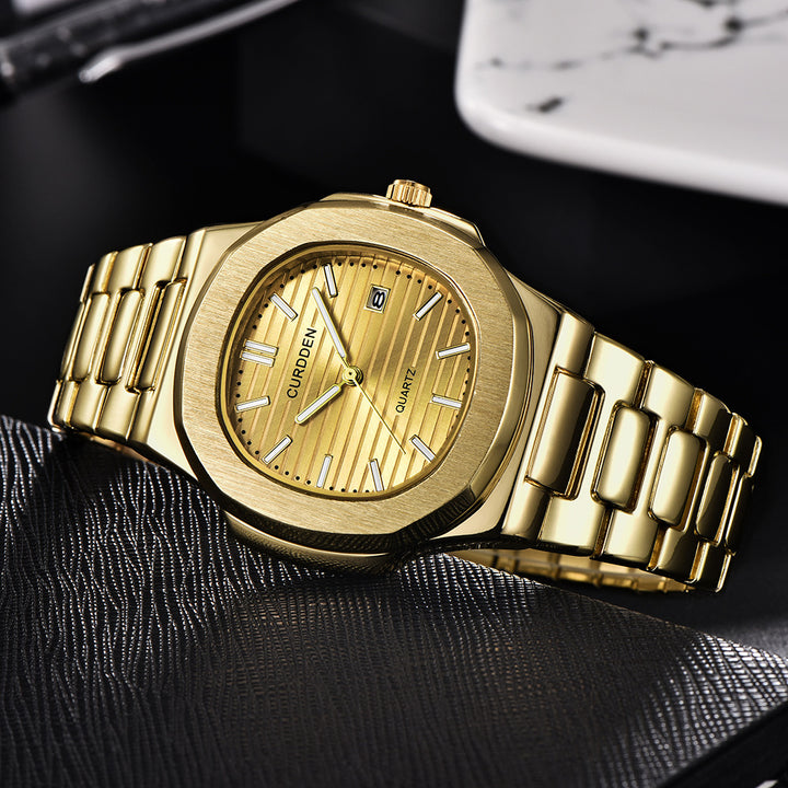 Business Man Fashion Calendar Quartz Watch