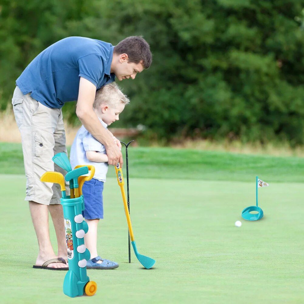 Kid-Friendly Golf Club Set: Outdoor Fun and Fitness Toy for Children