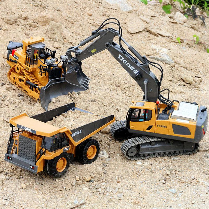 Excavator Truck Dump Bulldozer