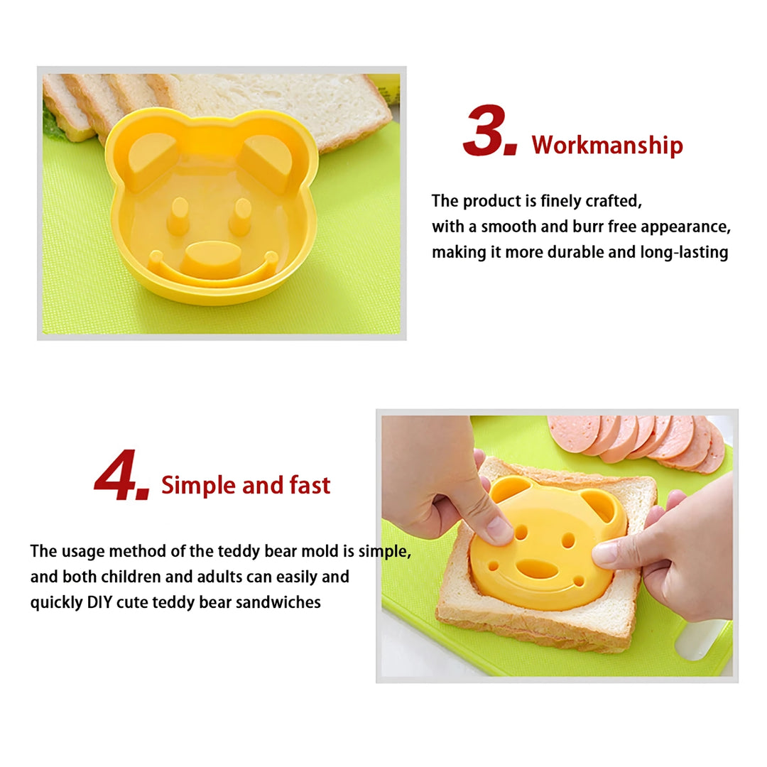 Bear-Shaped Sandwich Cutter