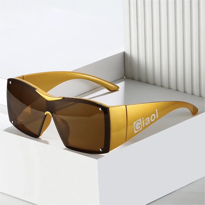 Oversized Square Sunglasses with UV400 Lenses