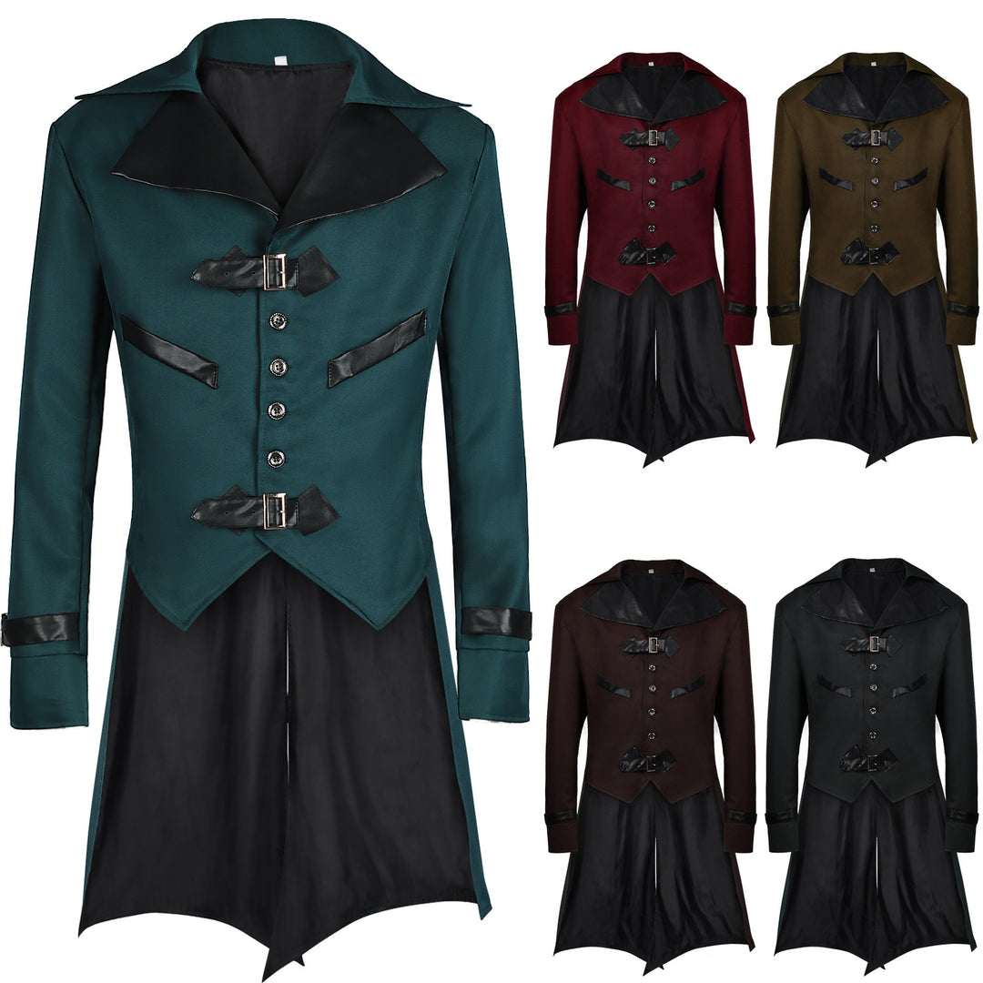 Halloween Dovetail Punk Gothic Coat