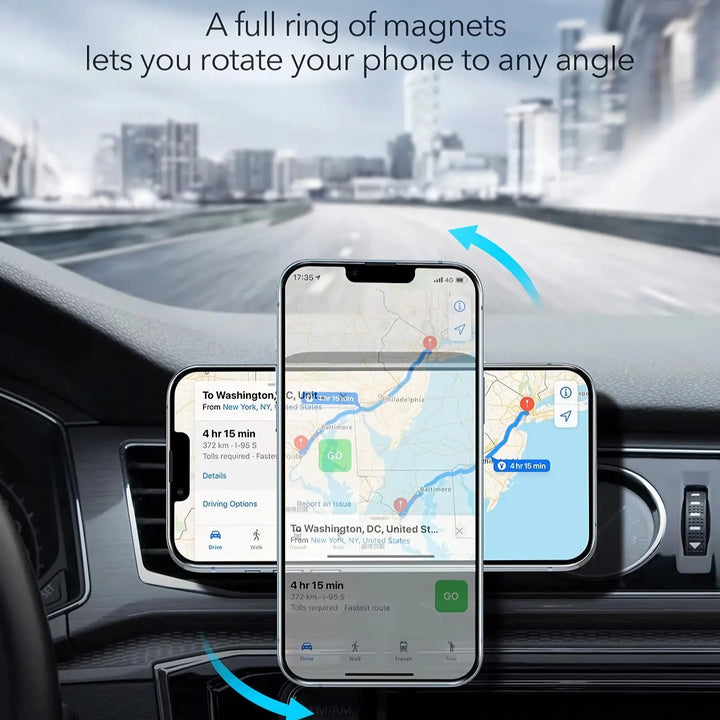 15W Magnetic Wireless Car Charger Mount