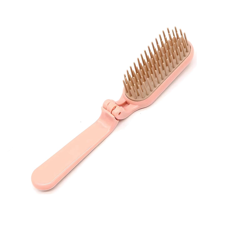 Compact Foldable Detangling Hair Brush & Scalp Massager