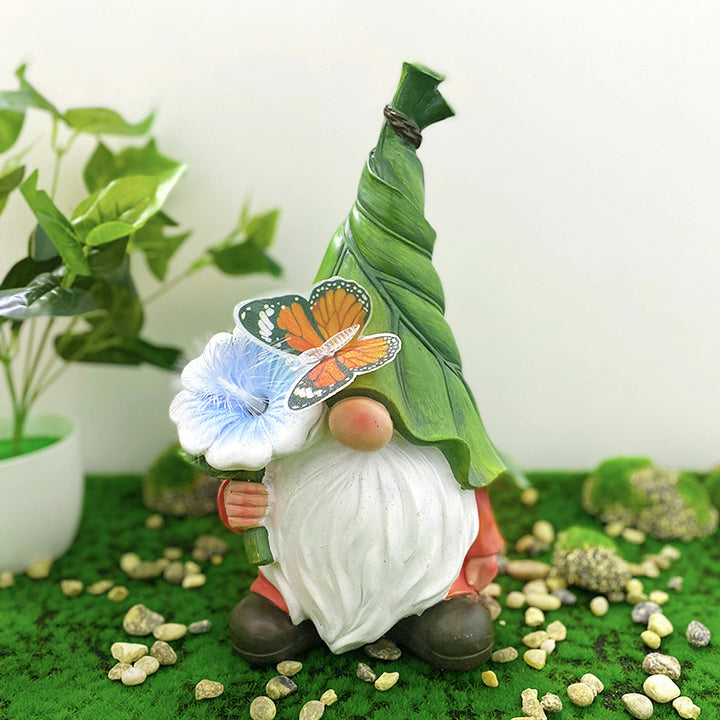 Creative Outdoor Solar Decorative Lamp Garden Garden Crafts Resin Statue Ornaments