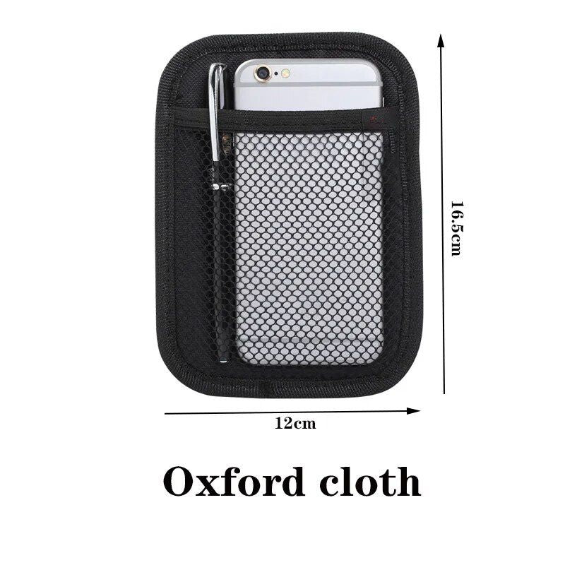 Universal Car Storage Net Pocket: Mobile Phone & Gadget Organizer