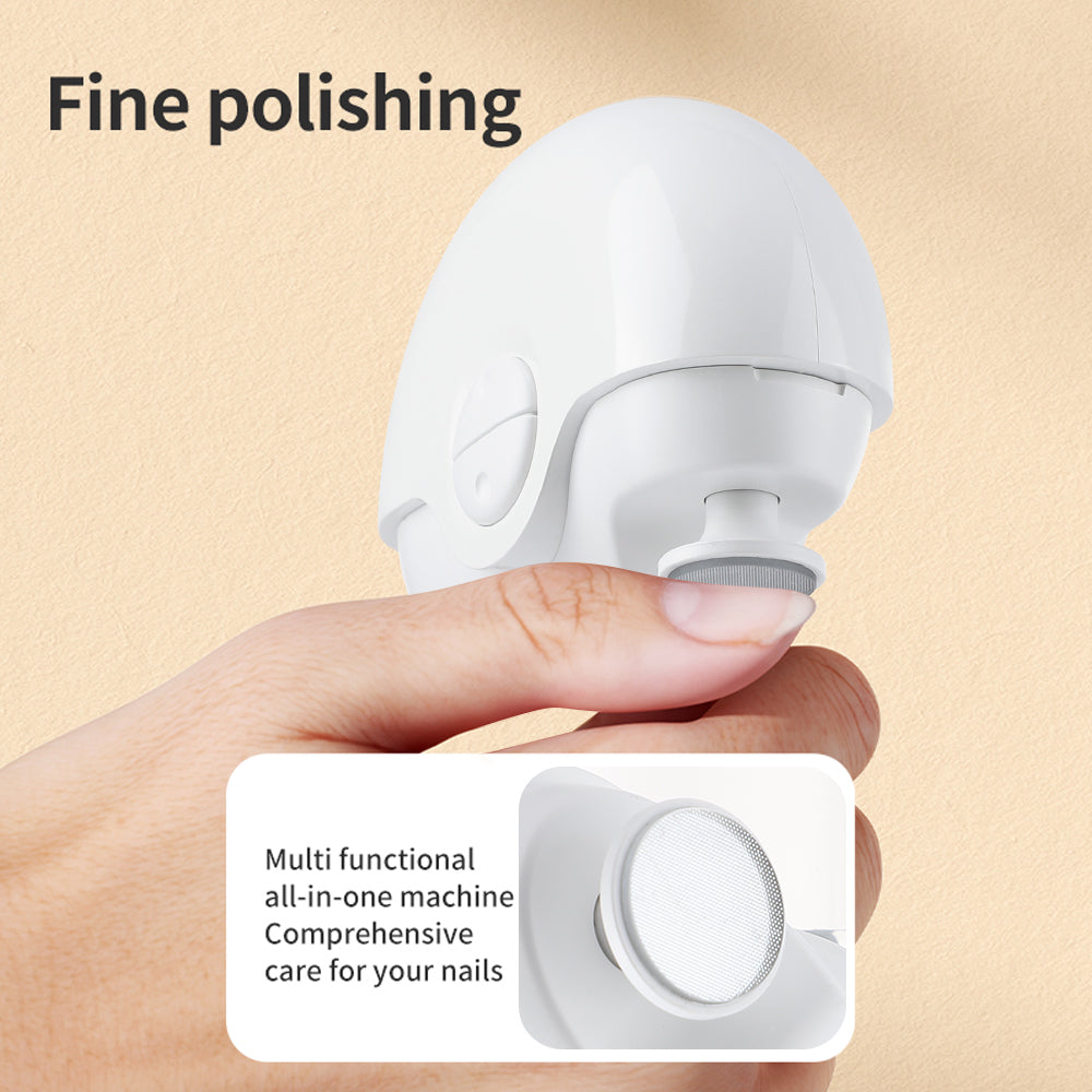 Electric 2-in-1 Nail Clipper and Polisher