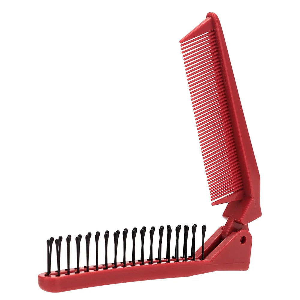 Mini Red Folding Pocket Comb