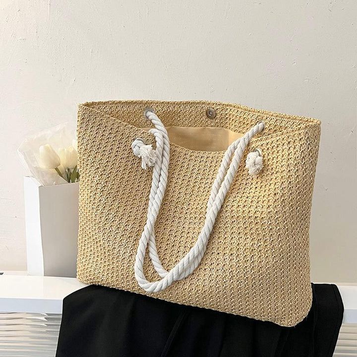 Straw Weave Summer Beach Tote