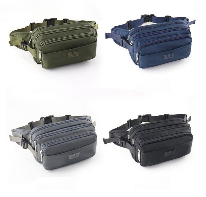 Outdoor multi-function sports pockets casual shoulder bag men's bag foreign trade new cross-border