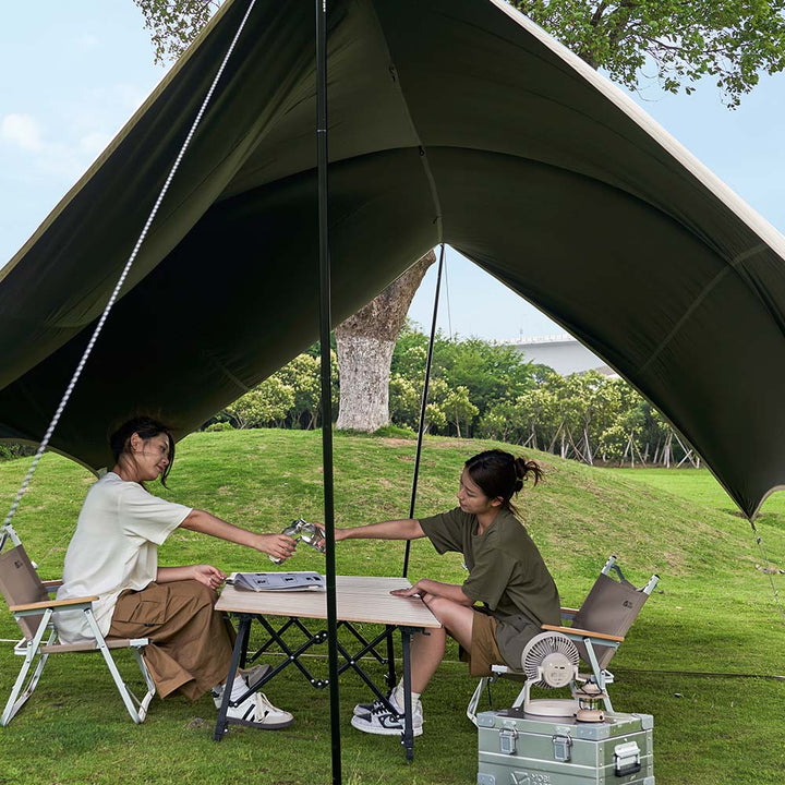 Camping Hexagonal Sun Shelter