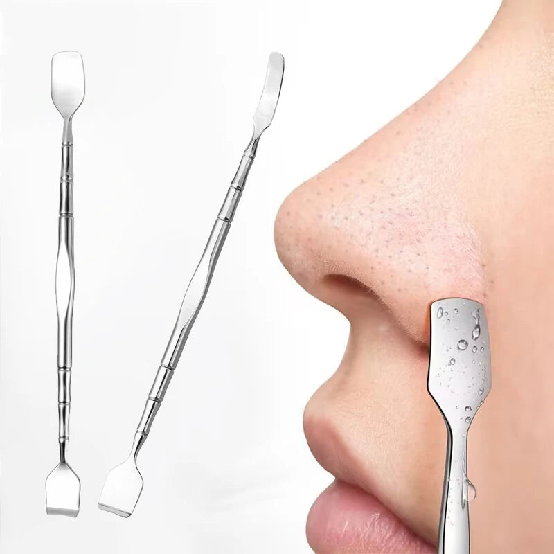 Stainless Steel Blackhead Remover and Facial Pore Cleaner Tool