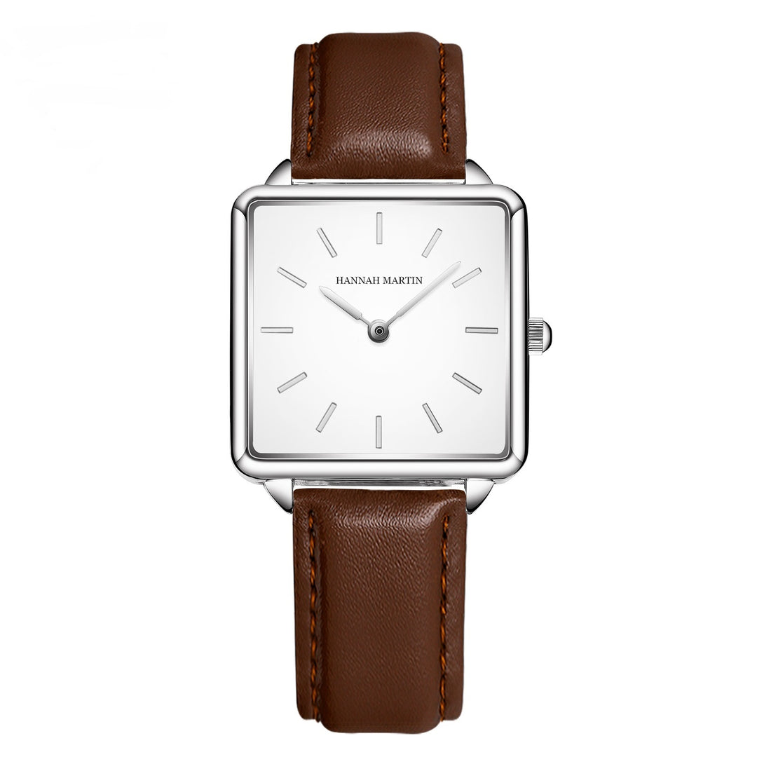 Simple Fashion Casual Watch Luxury Ladies Square Watch