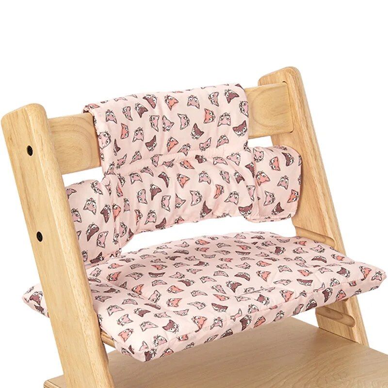 Washable High Chair With a Cushion & Baby Meal Support Pad