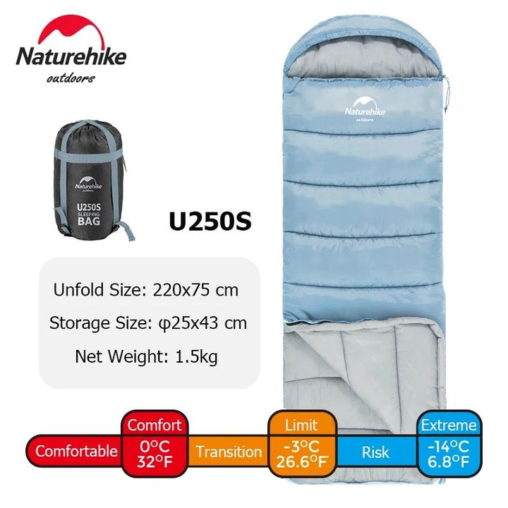 Ultralight Waterproof Envelope Cotton Quilt Sleeping Bag