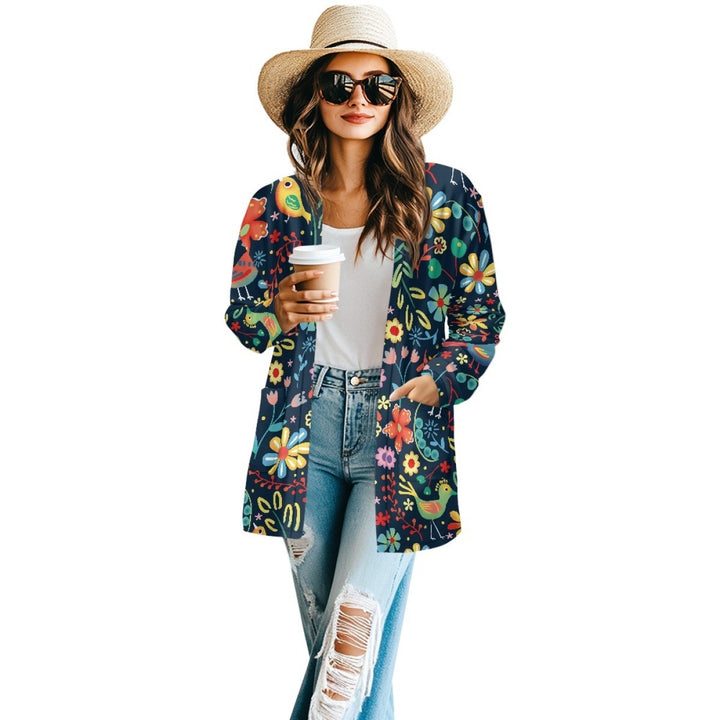 Spring And Autumn Long Sleeve Cardigan Jacket