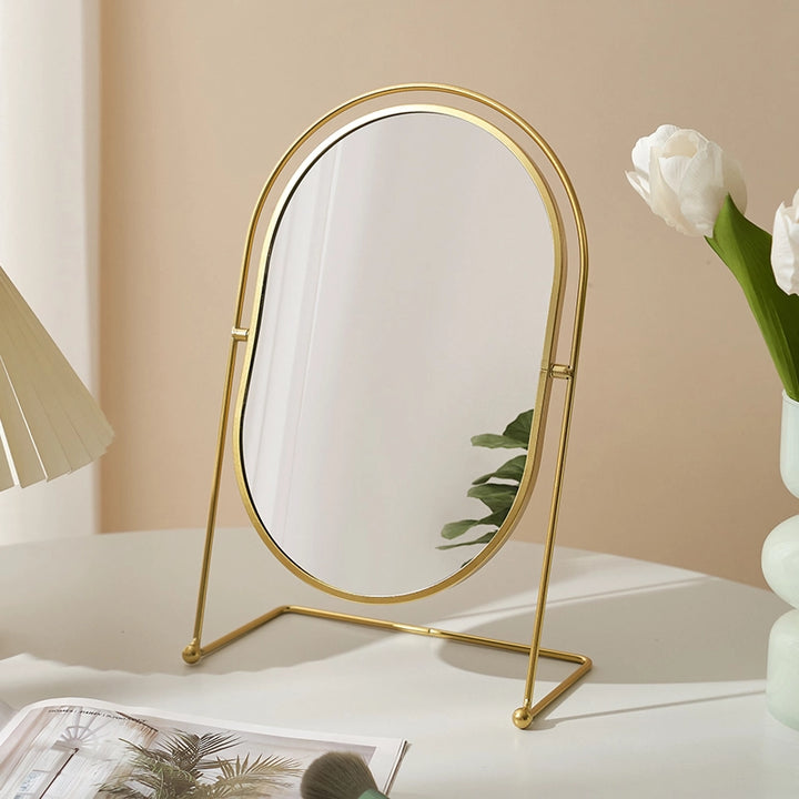 Large Minimalist Desktop Makeup Mirror