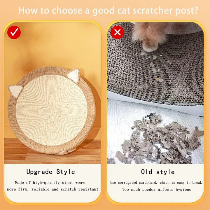 Deluxe Round Cat Scratching Pad