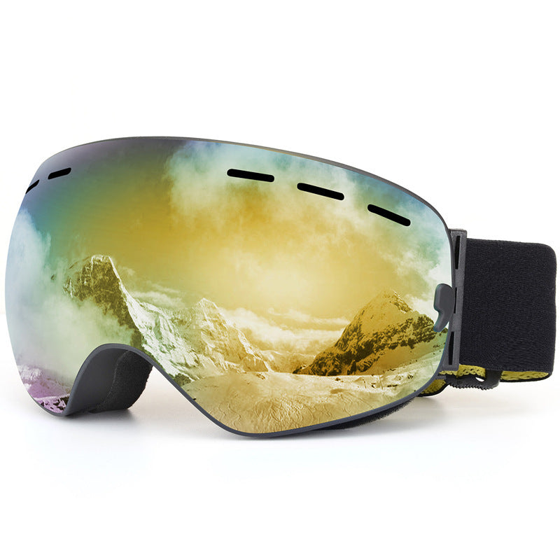 Coated Large Spherical Mirror, Windproof Cocaine Myopia Goggles, Ski Goggles HX18 Edge