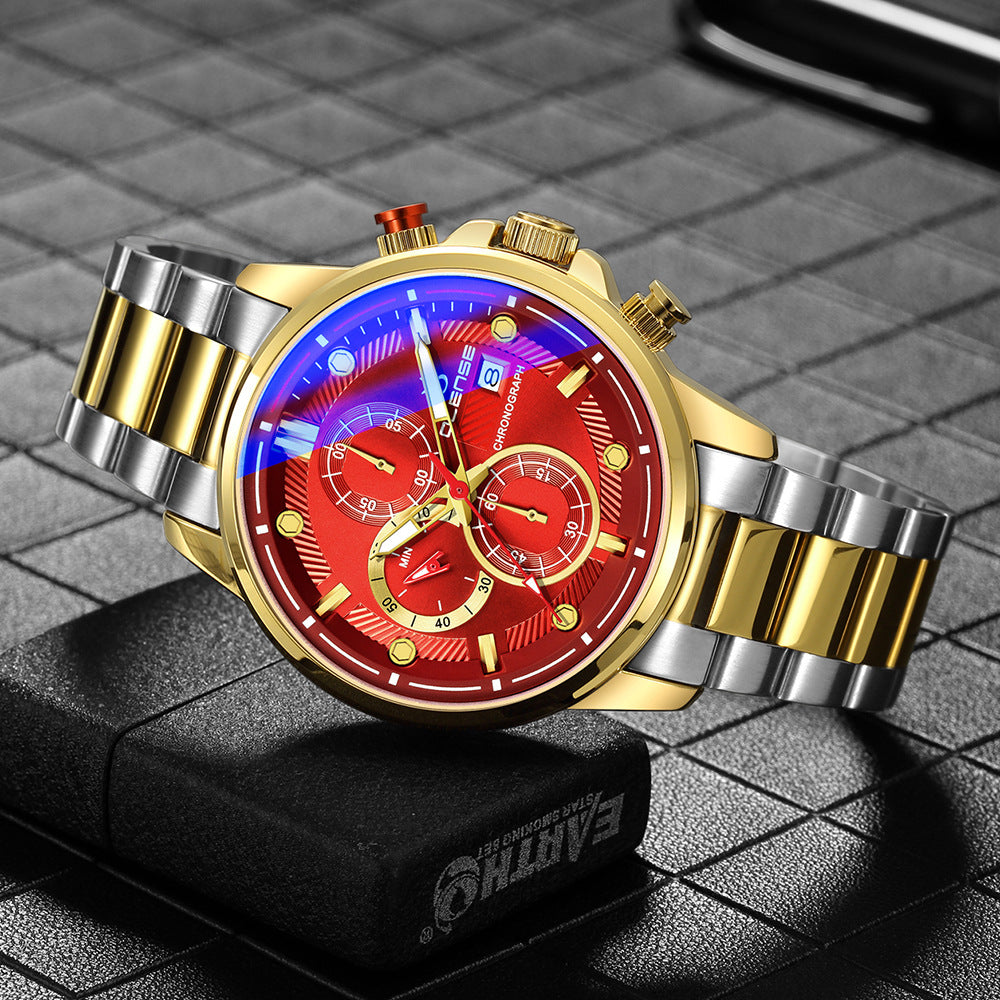 Men's Watch Steel Band Fashion Quartz