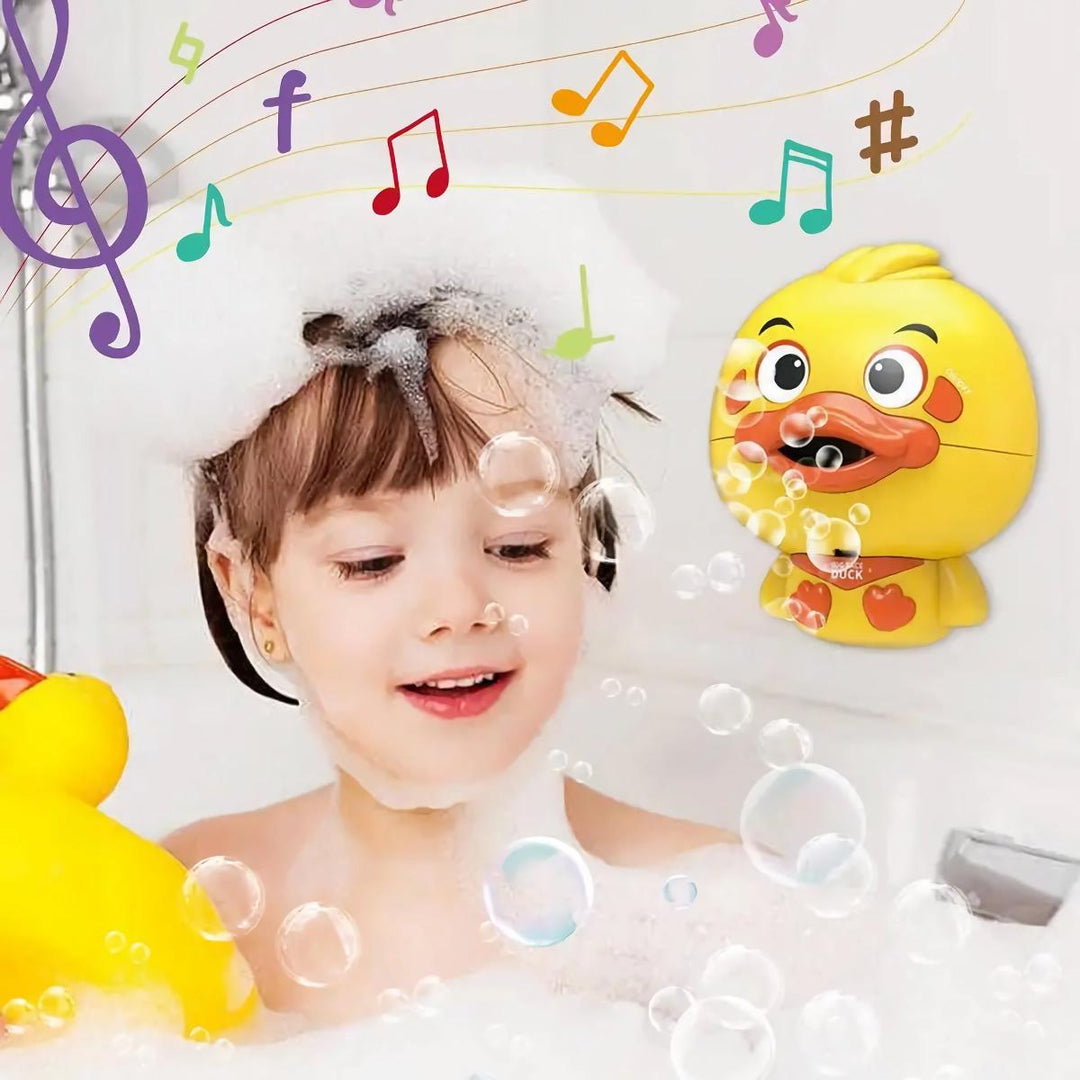 Yellow Duck Automatic Bubble Maker for Kids