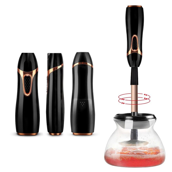 Fast and Efficient Automatic Makeup Brush Cleaner and Dryer