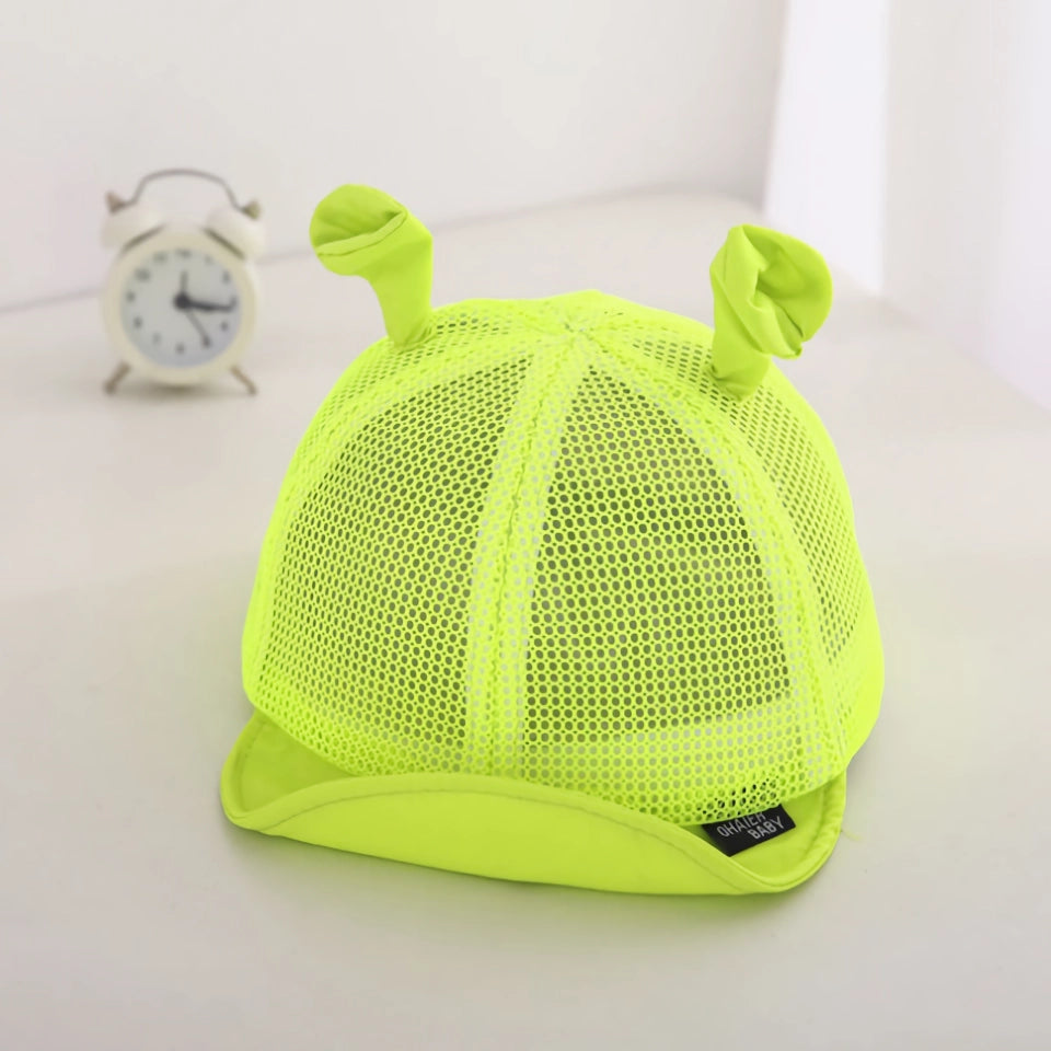 Green Cartoon Baby Hat