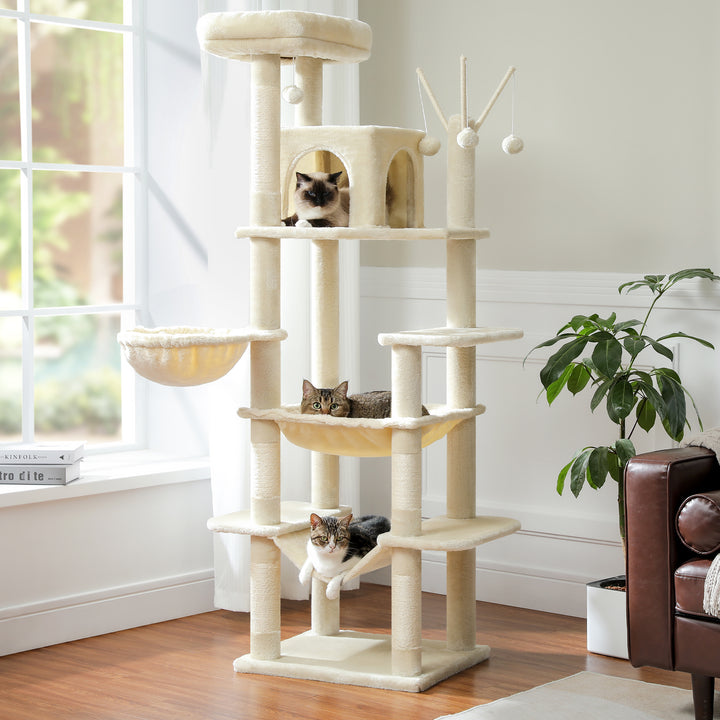 Tall 7-Level Cat Tree Tower