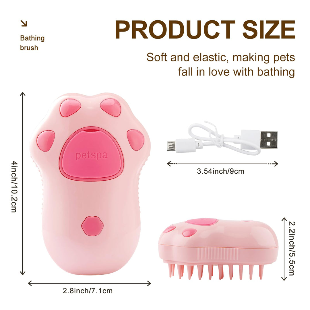 3-in-1 Electric Pet Grooming Brush