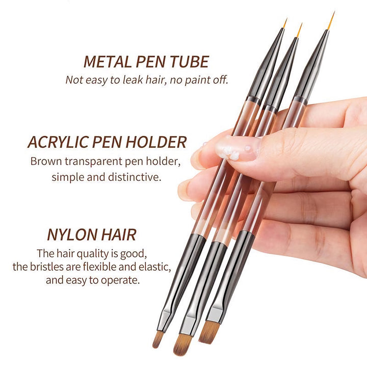 Double Head Nail Art Brush