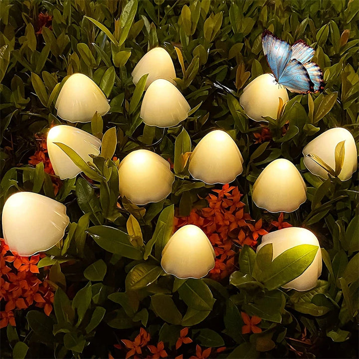 Enchanting Solar Mushroom Lights