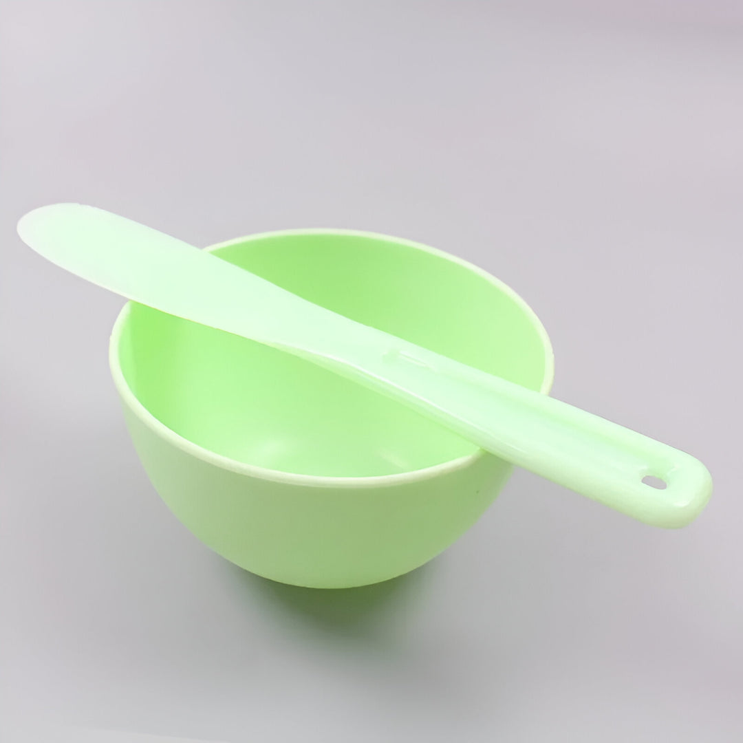 2pcs Silicone Face Mask Mixing Bowl & Spatula Set