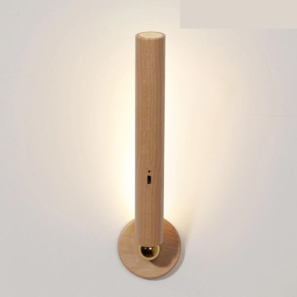 Wood Indoor Wall Lamp