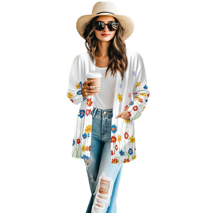 Spring And Autumn Long Sleeve Cardigan Jacket