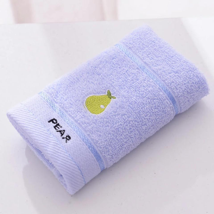 Adorable Cartoon Fruit Face Towel for Babies