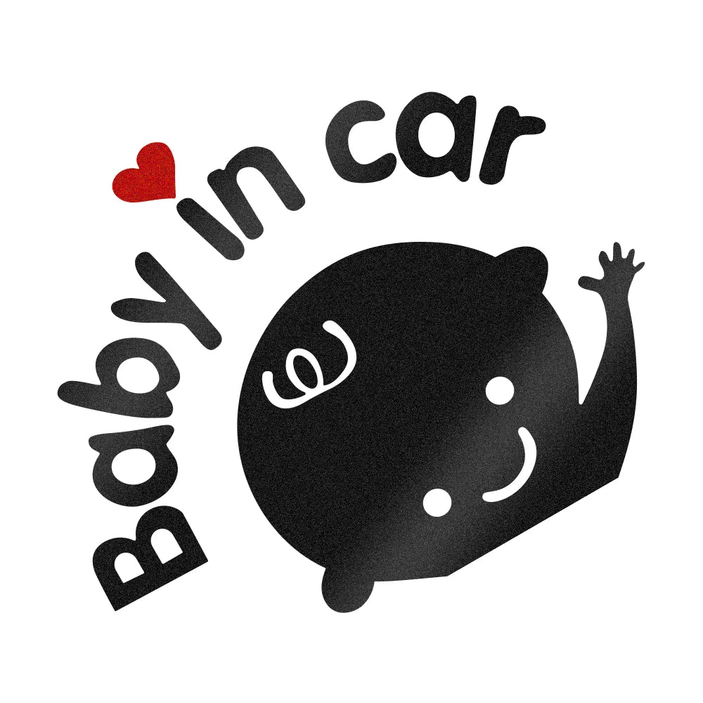 Baby on Board Cartoon Car Sticker