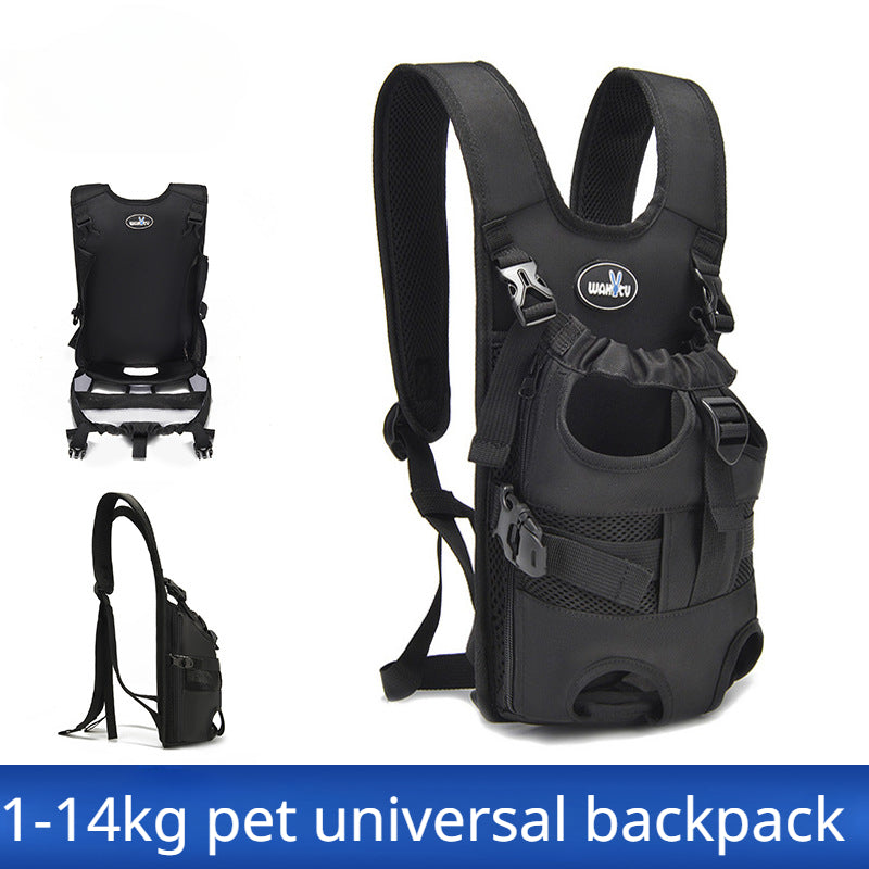 Comfort Fit Pet Carrier Backpack for Dogs – Adjustable, Legs Out, Breathable Design