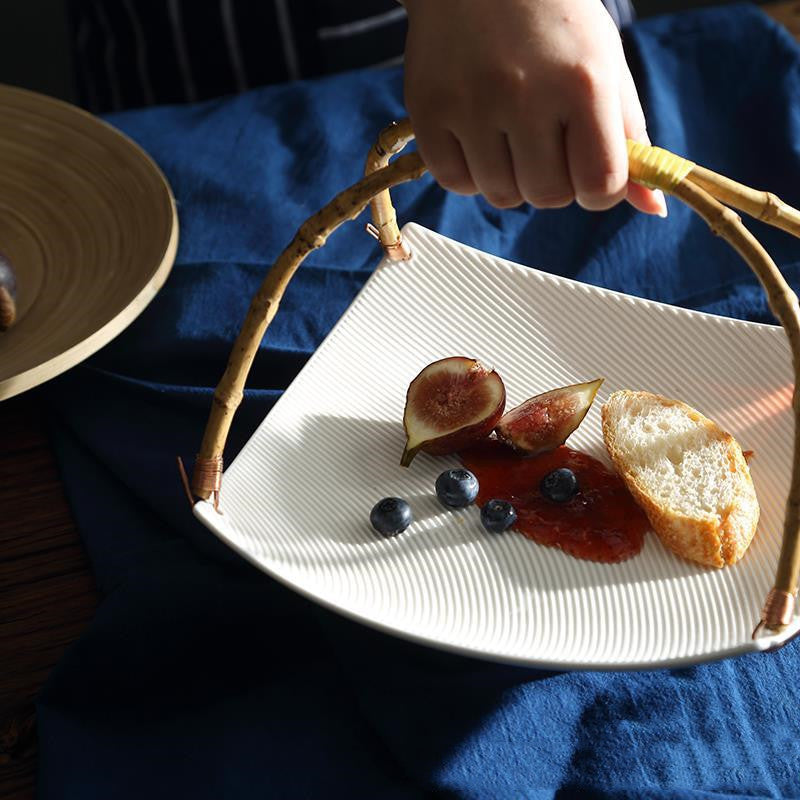 Japanese-style Ceramic Household Personalized Modern Dried Fruit Snack Plate