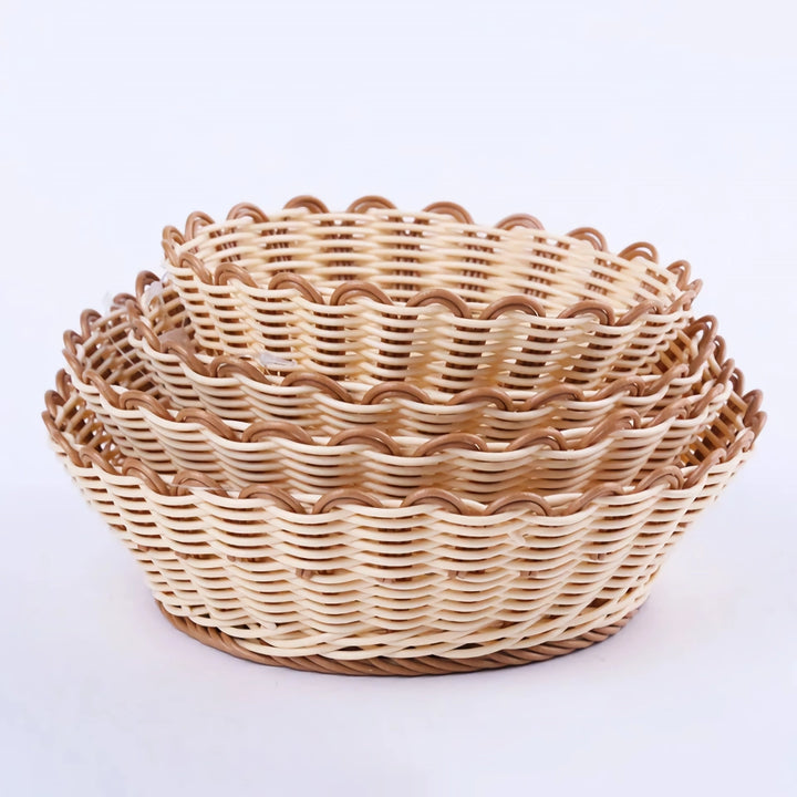 Handwoven Fruits & Vegetable Storage Basket - Dustproof & Eco-Friendly