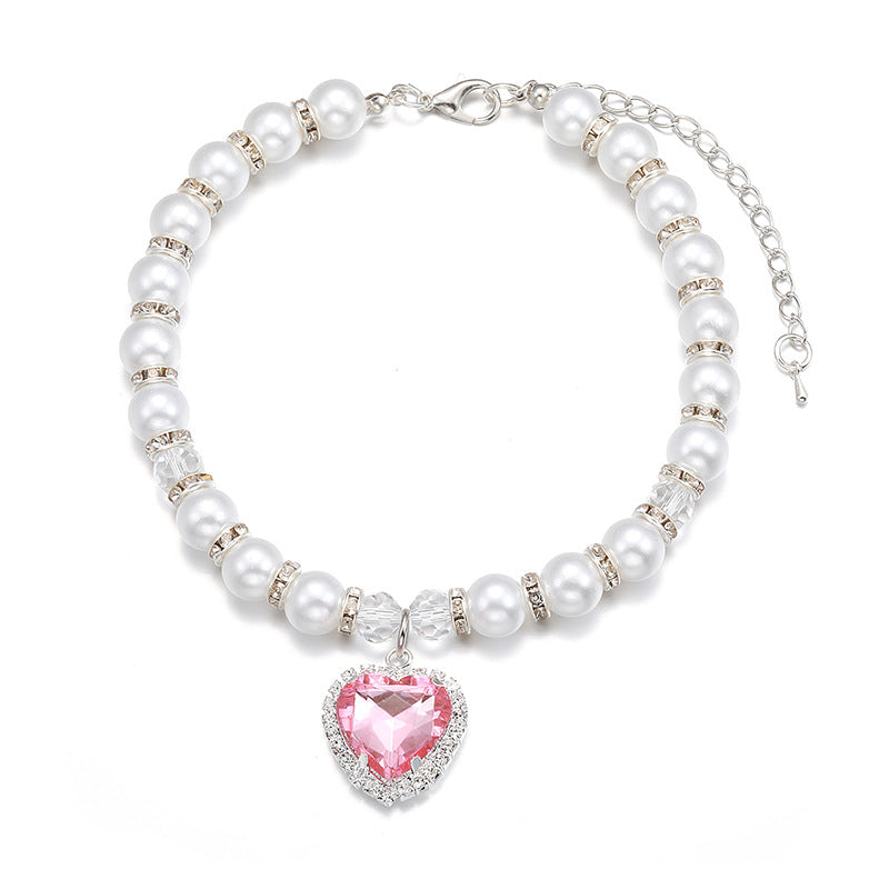 Chic Pearl Pet Collar