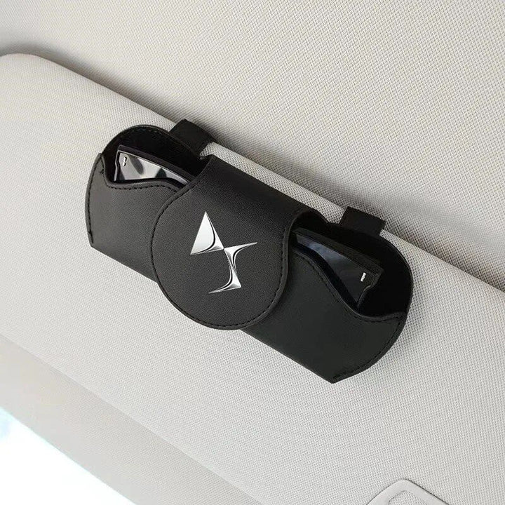 Universal Car Visor Sunglasses Case Holder Clip