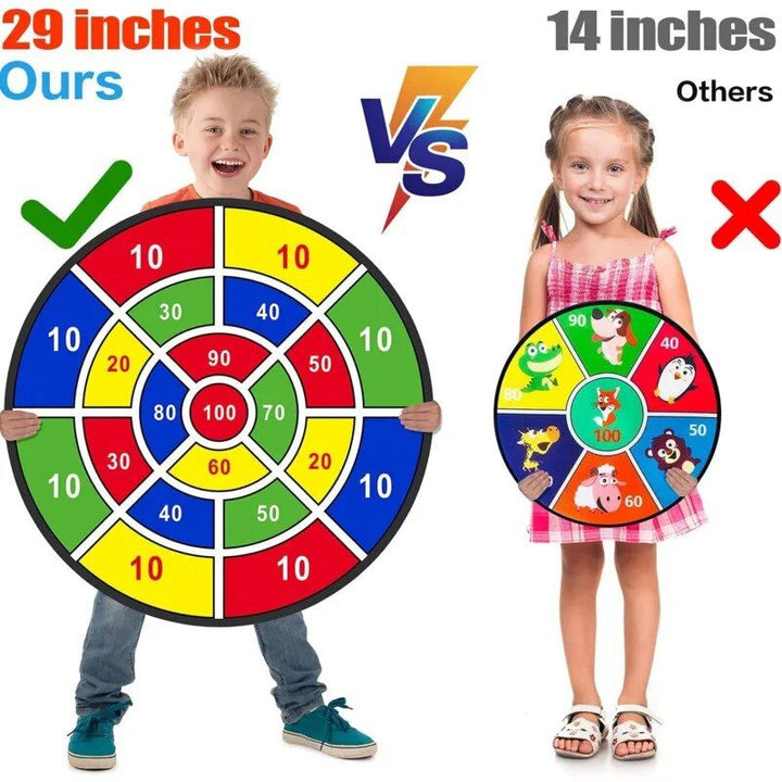 Kids Dart Board with Sticky Balls: Indoor & Outdoor Fun Game