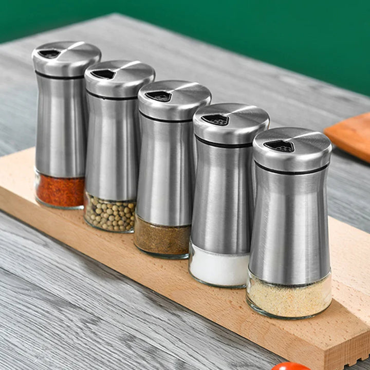 Stainless Steel Pepper and Salt Shaker