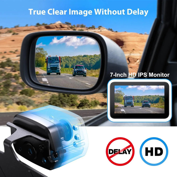 Wired Backup Camera Kit with 7" Monitor