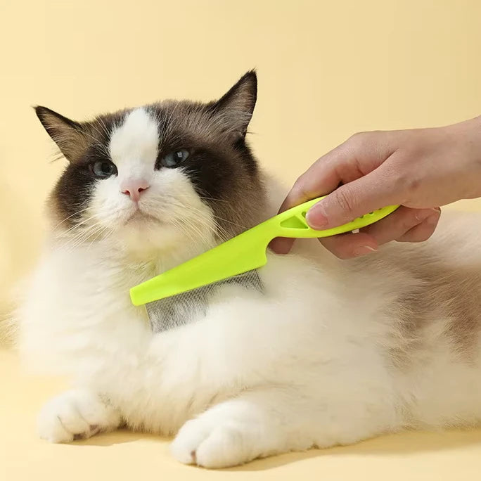 Pet Flea Comb for Cats and Dogs – Grooming Tool for Flea Removal and Massage