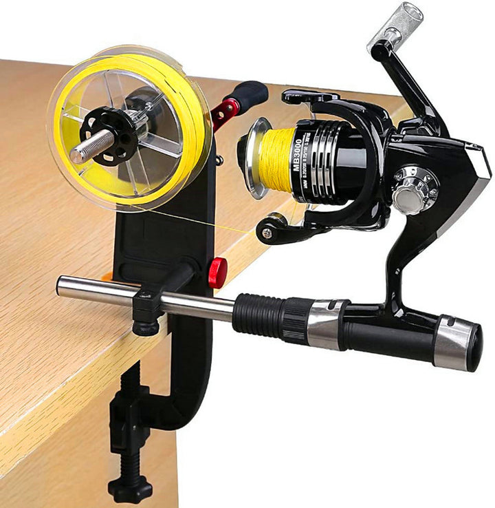 Fishing wheel wire winder