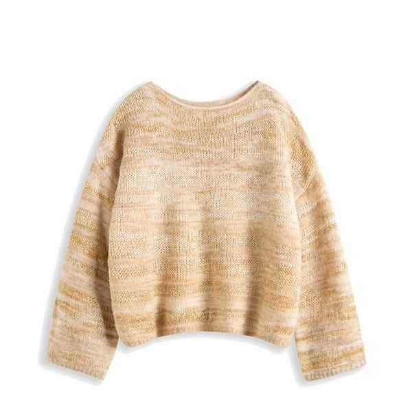 Women's Autumn/Winter Oversize Alpaca Wool Blend Pullover