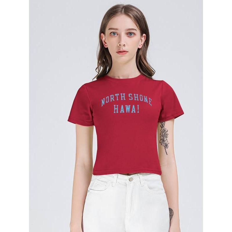 High Street Letter Print Slim Fit Tee