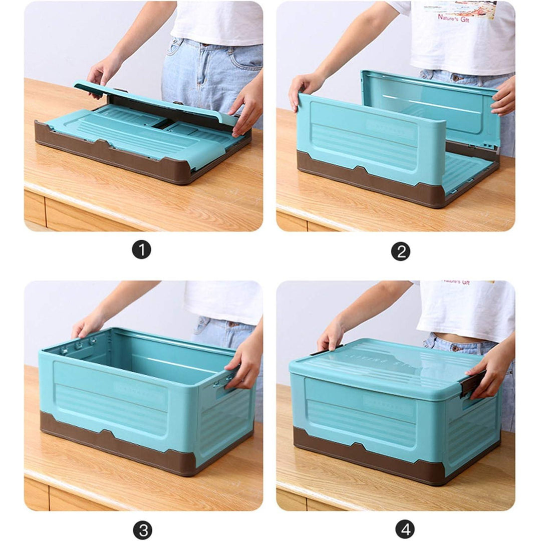 Foldable Storage Organizer with Lid