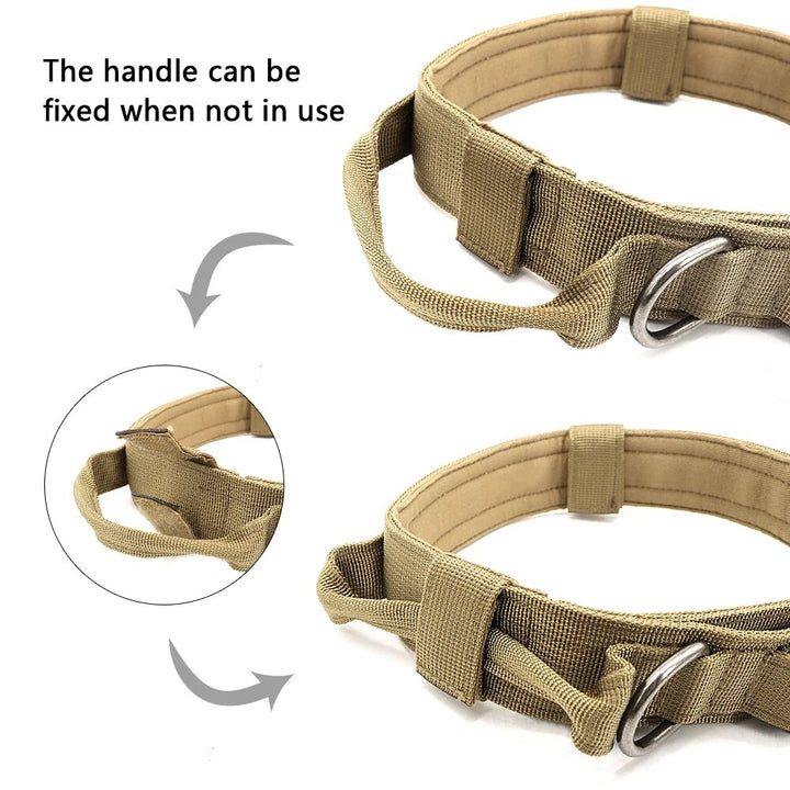 Durable Tactical Dog Harness for Medium and Large Dogs - Waterproof Nylon, Molle-Ready, No-Pull Design